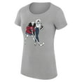 thumbnail image 2 of Women's G-III 4Her by Carl Banks Heather Gray Montreal Canadiens Hockey Girls Fitted T-Shirt, 2 of 3