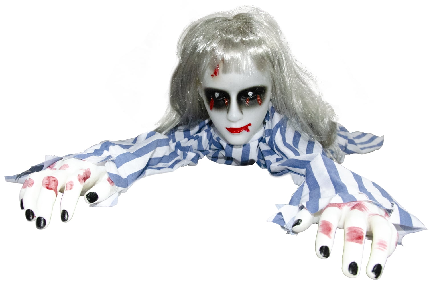 Halloween Animated Zombie Witch Lifesize Groundbreaker Haunted Party Prop Decor
