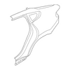 Genuine OE BMW Quarter Panel - 41-00-7-955-010