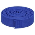 thumbnail image 1 of Uxcell Polyester Taekwondo Colored Ranking Belt For Practitioners Blue 1.57"x9.2', 1 of 5