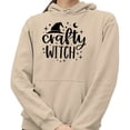 thumbnail image 2 of Crafty Witch Hoodie Sweatshirt Unisex 3X-Large Sand, 2 of 5