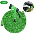 thumbnail image 1 of Garden Hose, 100ft Magic Lightweight Expandable Garden Hose with Water Hose Quick Connector, Extra Strength Fabric Protection Hose for All Your Watering Needs (Green), 1 of 7