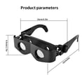 thumbnail image 4 of Portable Glasses Style Telescope HD Optical Magnifier Binoculars for Fishing Hiking Concert Colorful Box, 4 of 9