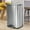 Silver, variant on NiamVelo 13 Gallon Kitchen Trash Can with Lid,  Metal Step on Trash Can Stainless Steel Trash Can Touchless Garbage Bin for Office Bedroom Bathroom , Silver