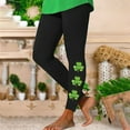 thumbnail image 4 of AherBiu St. Patrick's Day Yoga Leggings for Womens Stretch Clover Printed Workout Gym Legging Bottom Pants, 4 of 4