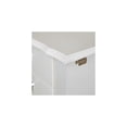 thumbnail image 3 of Jewelry Armoire Storage Organizer - Large Capacity, Antique Brass, Flip Top Lid, White Finish, 3 of 6