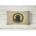 thumbnail image 2 of Puli Christmas Flowers Throw Pillow 12 in x 16 in, 2 of 4
