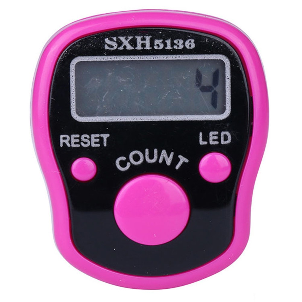 BCLONG Finger Counter 5 Digit with LED light Display Finger Hand Tally