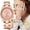Multicolor-4A-home supplies, variant on Home Women's Fashion Quartz Wrist Watch Stainless Steel Mesh Strap Casual Dress Crystal Dial 36mm Silver 1pc St Patricks Day Accessories