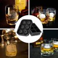 thumbnail image 4 of Lot De 2 Bacs Glaons En Silicone Avec Couvercle Et Grand Bac Glaons Carr Pour Boissons Glaces, Whisky Et Cócteles, 4 of 5