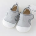 thumbnail image 2 of Huowey Baby Shoes Thick Rubber Sole Anti- Sneakers Solid Color Lightweight Footwear Comfortable Walking Leisure Shoes,Grey,2-2.5 Years, 2 of 7