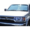 thumbnail image 2 of HeatShield, The Original Windshield Sun Shade, Custom-Fit for Toyota Tacoma Truck (Extended Cab) w/o Rear View Mirror Cutout 1995-2004, Silver Series, 2 of 4