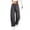 CB42_Dark Gray, variant on Cargo Pants Women Quick Dry Hiking Pants with Pockets Casual Elastic Waist Lightweight Solid Color Joggers Khaki 2XL