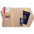 thumbnail image 2 of LAICAIW Mulit-Purpose RFID Blocking Travel Passport Wallet (Ver.4) Tri-fold Document Organizer Holder, 2 of 6