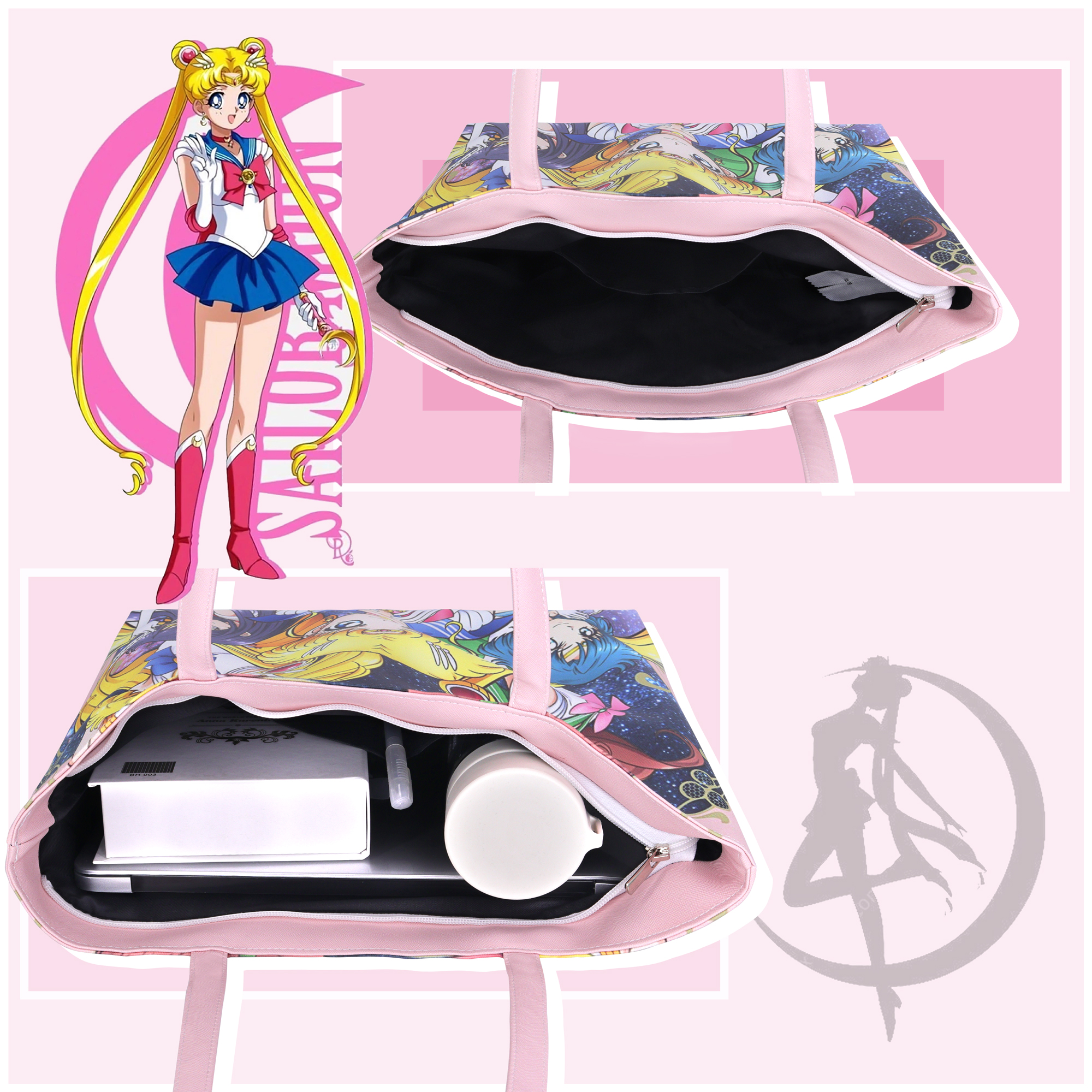 SAILOR MOON PINK MESSENGER shops BAG