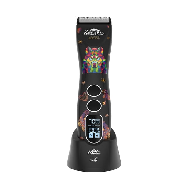 Máquina para cortar pelo de perro Kenchii Flash 5 inalámbrica de 5 velocidades