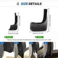 thumbnail image 3 of Exquisite Mud Flaps For Toyota Corolla Altis E140 2007-2013 Mudflaps Splash Guards Mud Flap Front Rear Mudguards Fender 2008 2009 2010, 3 of 5