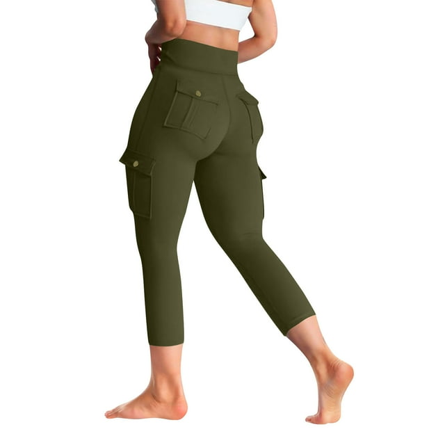 MKLEKYY Leggings deportivos para mujer, pantalones de yoga con bolsillos, leggings de entrenamiento de cintura alta, sin costuras, ajustados, para gimnasio, fitness y correr.