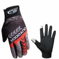 thumbnail image 6 of TELOLY 1Pair Waterproof Gloves, Versatile Workout Gloves, Winter Comfort Bike Gloves, One Size, Red, 6 of 7