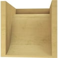 thumbnail image 4 of 11"W x 11"D x 11"H Wide Del Monte Rough Cedar Woodgrain TimberThane Corbel, Primed Tan, 4 of 6