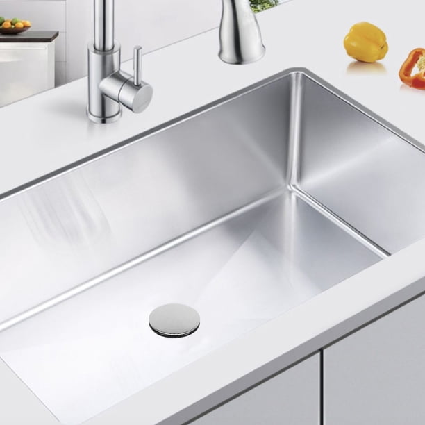 HAMPPLIES 2Ud Tapones Para Lavabo Con De Drenaje Y De Olores En Negro