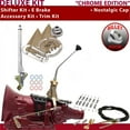 thumbnail image 1 of American Shifter  4L80E Shifter Kit Chrome 10 in. E Brake Cable Clamp Trim Kit for EF4FD, 1 of 1