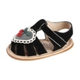 thumbnail image 3 of Toddler Shoes Waterproof Sandals for Girls and Boys with Slip-Resistant, Non-Marking Outsoles and Strap Closure for Infants, Toddlers, and Kids,Black, 3 of 6