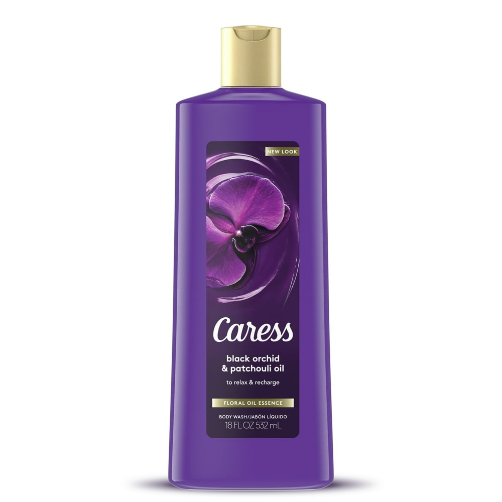 Caress Moisturizing Body Wash Black Orchid & Patchouli Oil 18 oz