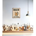 thumbnail image 3 of Vintage Metal Bar Sign - Humorous Bar Decor for Home, Unique Bar Wall Decor, Beer Drinker Gifts | Cool and Funny Wall Art for Bar, Basement, Apartment, Garage, Man Cave (Yes Beer), 3 of 12