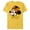 Yellow, variant on Disney Minnie Mouse Fall Vibes Autumn Leaves - Short Sleeve Blended T-Shirt for Adults - Customized-Yellow