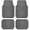 Gray, variant on Skechers Hyper Pillar Car Floor Mat - All-Weather, Universal Fit for Most Cars Black - 24PM14