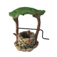thumbnail image 3 of Miniature Wishing Well with Movable Handle and Water Bucket for Garden Gnomes -a Fairy Garden Accessory, 3 of 5