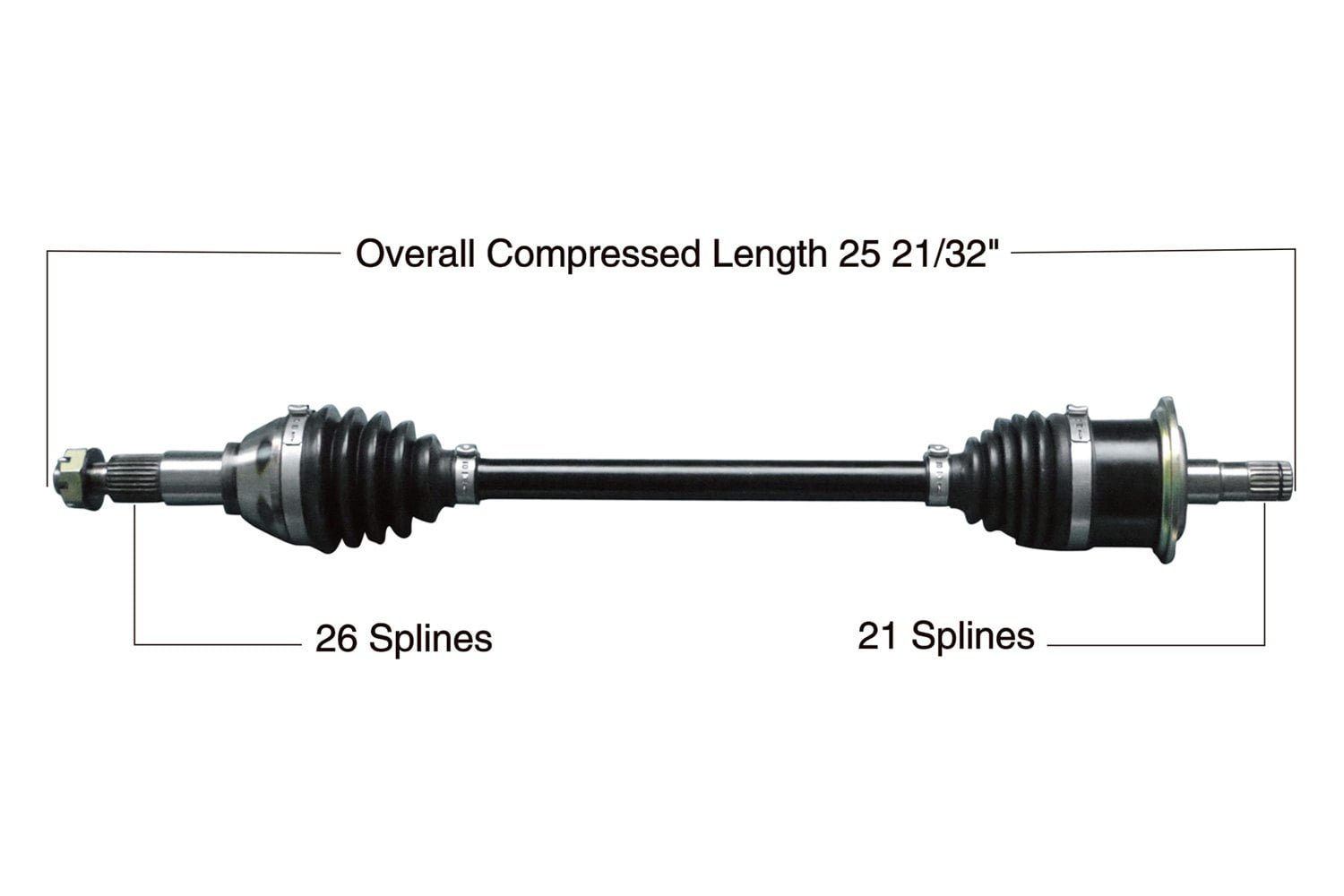 TrakMotive CAN-6005HD - Front Left Heavy Duty CV Axle