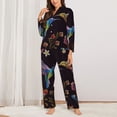 thumbnail image 2 of Naloa Humming Bird Pajamas for Women Set, Womens Pajama Sets, Lounge Sets for Women, 2pjs for Women-X-Large, 2 of 7