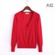 thumbnail image 1 of Suéter de punto con botones para mujer, chaqueta holgada con cuello en V, Tops informales de manga larga, 4XL talla grande, primavera y otoño, 2023, 1 of 5