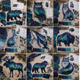 thumbnail image 7 of Northern Lights Wildlife DIY Patchwork Kit, DIY Northern Lights Patchwork Sewing Kit, Handmade Fabric Craft Set for Wall Art Decor, Beginner Friendly Creative DIY Project for Adults (Snowshoe Hare), 7 of 7