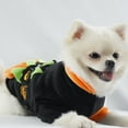thumbnail image 4 of Vnanda Dog Pumpkin Costume Pet Halloween Hoodie Doggie Winter Coat Kitten Sweatshirts Cats Clothes, 4 of 8