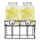 thumbnail image 2 of Dispensadores Bebidas, Vitrolero de Vidrio Grueso, Tipo Mason Jar para Bebidas Frías; Aguas Frescas, Capacidad de cada Vitrolero 5 Litros, 2 of 8