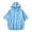 a-Light Blue, variant on Oversized Hoodies for Women Pullover Casual Hooded Drawstring Solid Color 3/4 Split Sleeve Sweatshirt Top