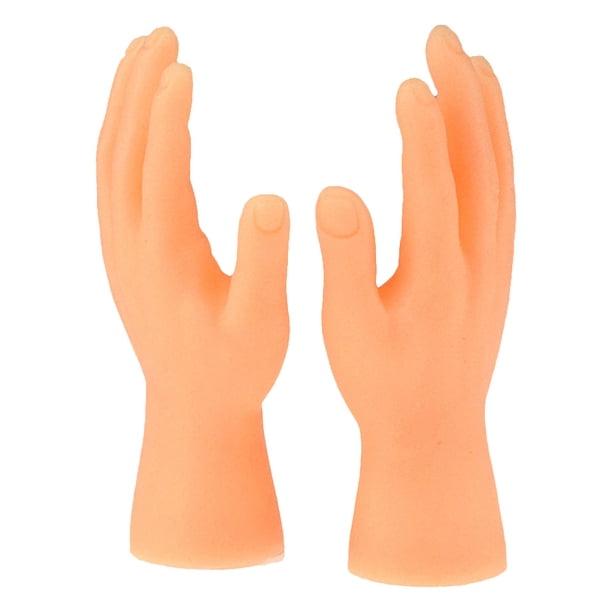 1 Par Mini Manos Juguete Gatito Cachorro Funda para El Dedo Guantes Masajeadores para