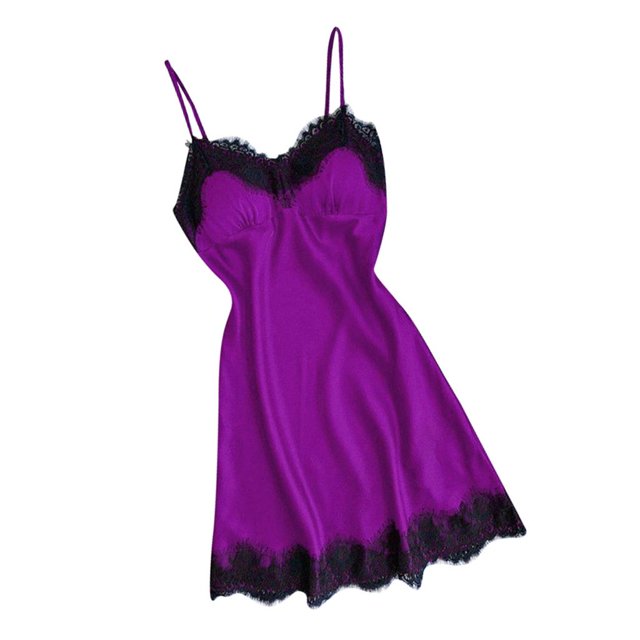 Camisón para mujer, camisón de , camisón, ropa de dormir corta, vestido caje, escote en V, 6 s, selección S ~ XXXL L Baoblaze Vestido de dormir sexy para mujer