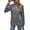 Gray, variant on Gustave Women's V Neck Long Sleeve T-Shirts Fashion Cross Wrap Tops Solid Casual Loose Tunic Blouse Tee for Fall Winter "Gray, M"