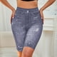 thumbnail image 1 of mfyjkho Pantalones Cortos De Entrenamiento Para Mujer, Leggings De Yoga De Moda Para Mujer, Para Fitness, Correr, Gimnasio, Deportivos, Estampados, Para Mujer, Pantalones Cortos De Media Pierna L, 1 of 7