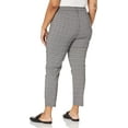 thumbnail image 2 of Tommy Hilfiger Womens Glen Plaid Skinny Dress Pants, Grey, Plus Size, 16W, 2 of 2