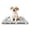 Grey, variant on Semfri Dog Crate Mat Soft Plush Pet Bed Pad for Small Medium Dogs and Cats Reversible Washable 19x13 Inch Grey Star Print