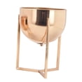 thumbnail image 4 of Maceta de metal Strade Fareast Limited con soporte dorado Mediano, 4 of 5