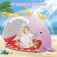 thumbnail image 4 of Wisairt Baby Beach Tent, Pop up Beach Tents Sun Shelter with UPF 50+ UV Protection, Mini Beach Tent for Kids Toddlers (Pink), 4 of 9