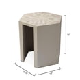 thumbnail image 4 of Jamie Young Co Radiant Transitional Wood & Lacquer Side Table in Gray, 4 of 4