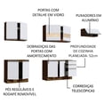 thumbnail image 4 of Cocina Integral 280cm Marrón/Marrón/Blanco Madesa 03, 4 of 5