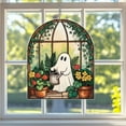 thumbnail image 4 of Halloween Ghost Acrylic Window Hangings, Cute Ghost Greenhouse Suncatcher Ornament, 4 of 7